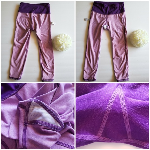 Athleta Purple Lightning Chaturanga Capri XXS - Picture 6 of 8